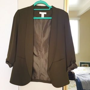 H&M Olive Blazer